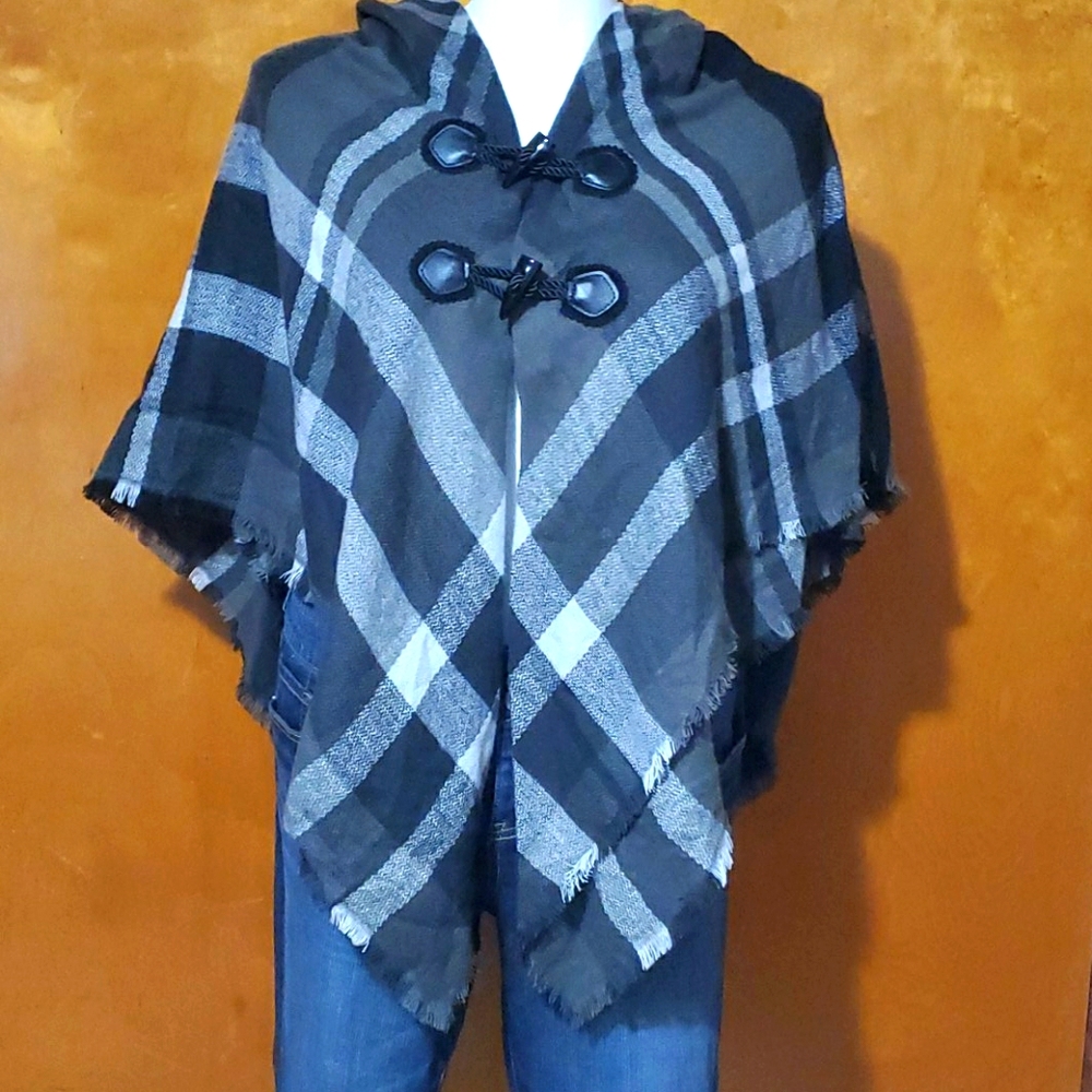 Plaid wrap one size MIXIT